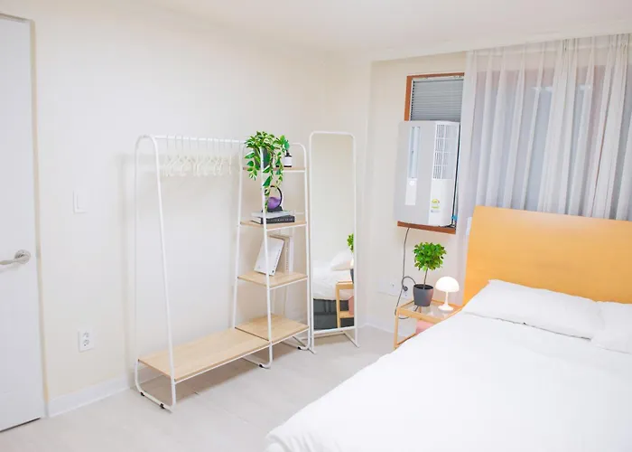 Appartement Staypuzzle Arex Dmc역 3분 무료주차 6인 가족 여행객의 편한하고 넉넉한 짐보관 3룸2욕실 *