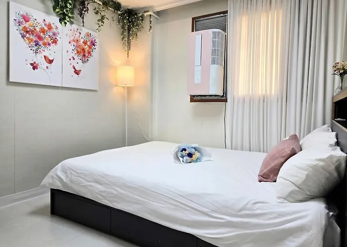 Appartement Staypuzzle Arex Dmc역 3분 무료주차 6인 가족 여행객의 편한하고 넉넉한 짐보관 3룸2욕실